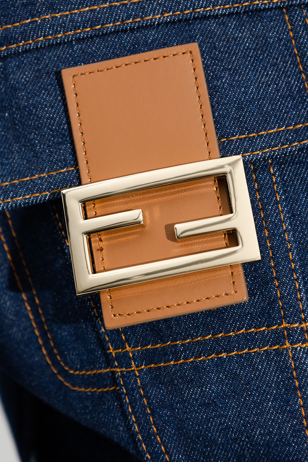 ジャケット FENDI SS25 FF chambray denim jacket (FLF790ASMF F1SAZ) FF denim jacket FENDI FLF790 AS8KF1P2O - Ancote